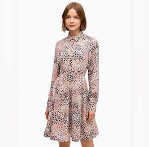 Kate Spade Grand Flora Smocked Back Shirtdress Size 2